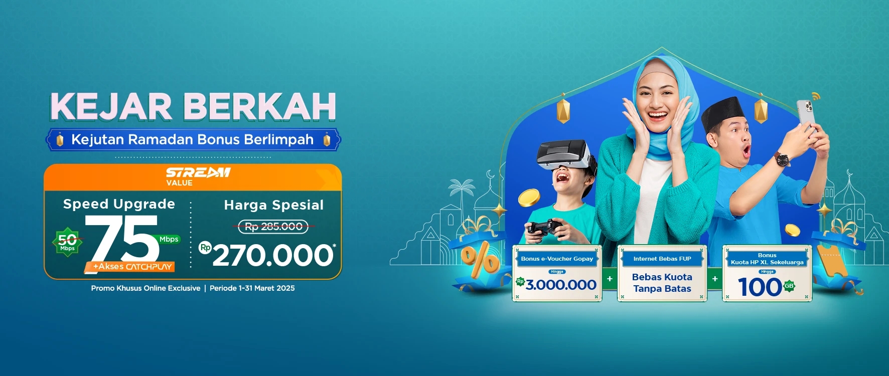 Kejar Berkah✨ Kejutan Ramadan Bonus Berlimpah