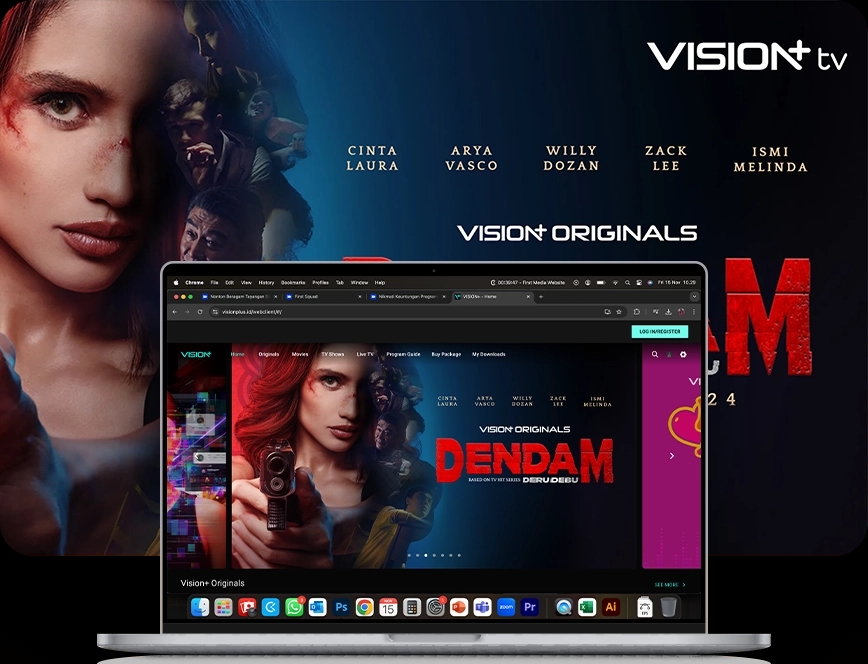<p>Nikmati Tayangan Eksklusif Vision+ di First Media</p>