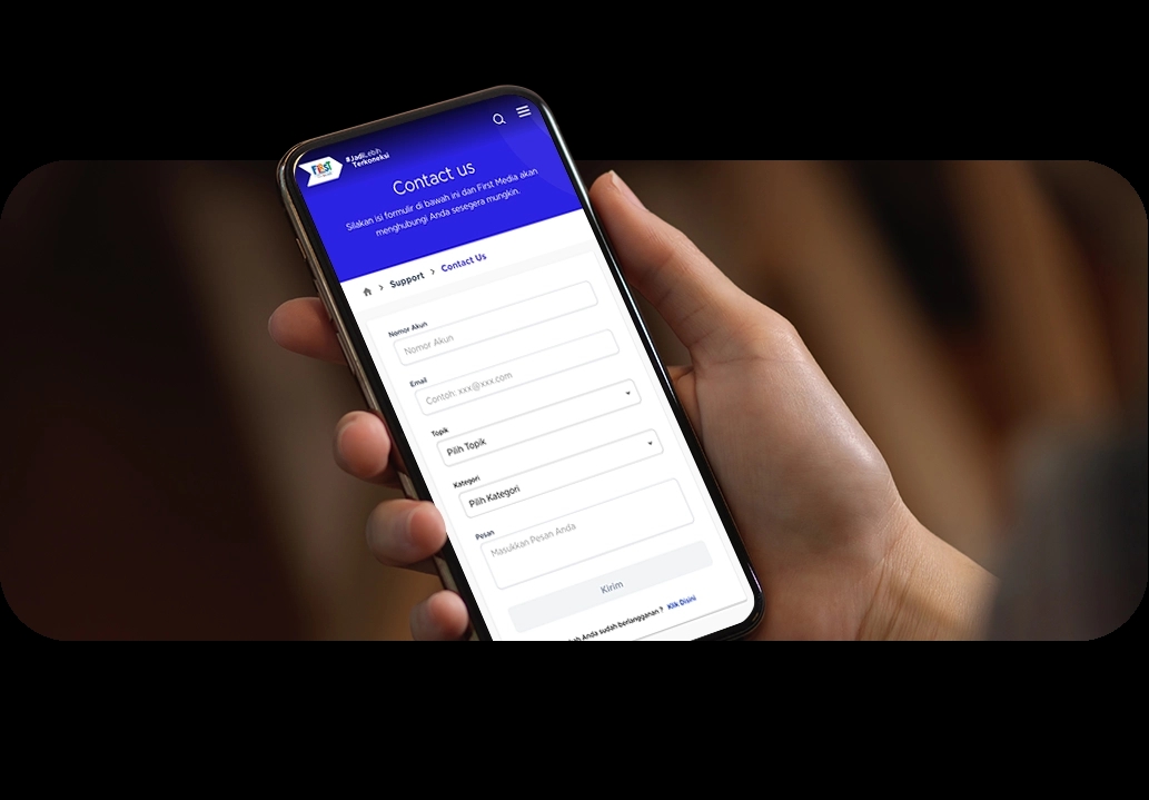 First Media Siap Membantu Anda