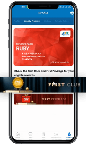 <p>Tekan menu “First Club”</p>